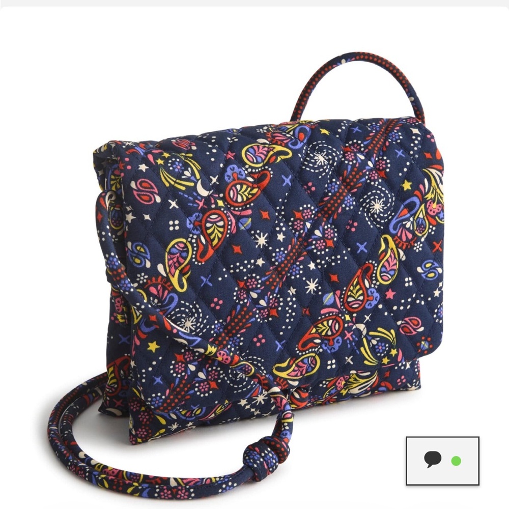 Vera Bradley Baird Hipster Crossbody Bag NWT “Starry Paisley”